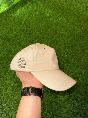 Anti Social Social Club Beige Baseball Cap